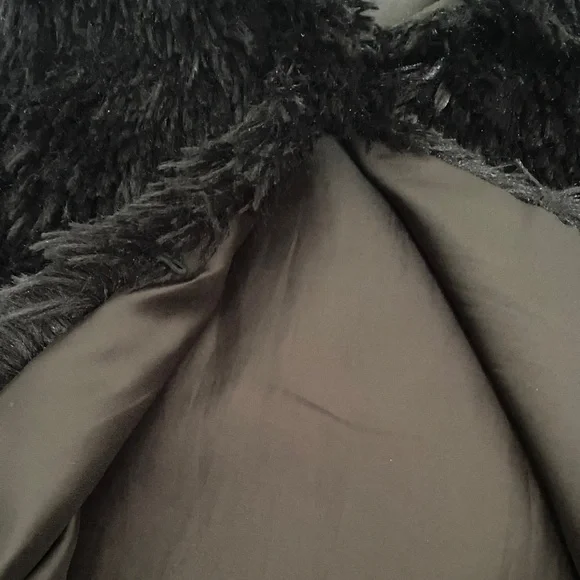 Apt. 9 Plush Black Teddy Vest - Picture 9 of 9